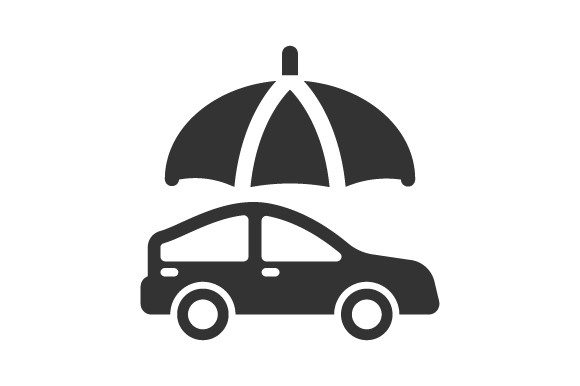 Auto Insurance Icon Graphics for Modern Branding