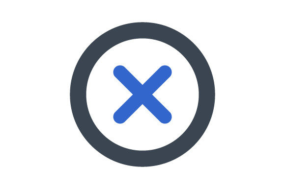 Cancel, Cross Icon Graphics for Digital Sellers