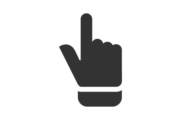 Cursor, Finger Icon: A Graphic Design Asset for Modern Branding