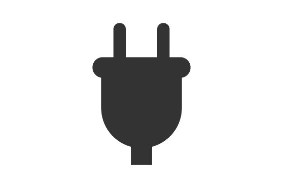 Electric Plug Icon: A Graphic Asset for Modern Branding