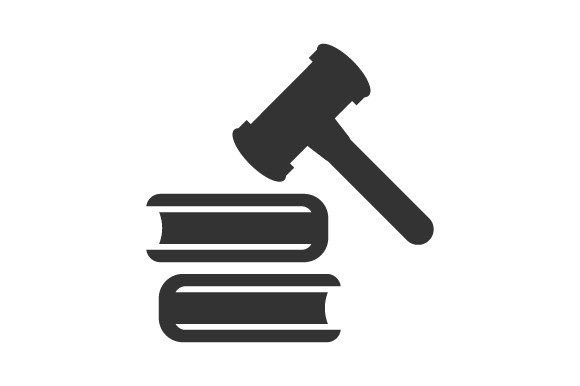 Legal Justice Icon Graphics for Crafting