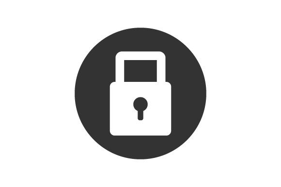 Lock, Secure Icon: A Modern Graphic Design Asset for Trust and Visual Clarity