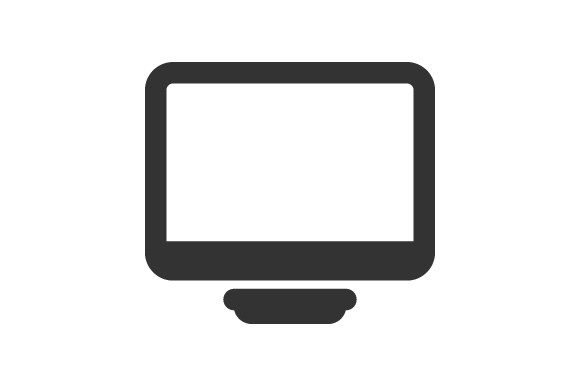 Monitor Screen Icon Graphics