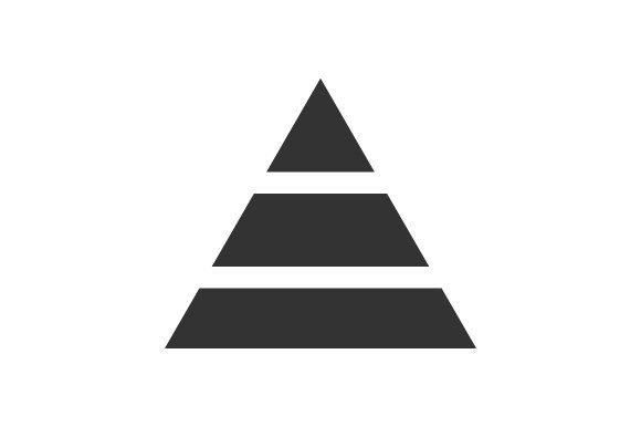 Pyramid Analysis Report Icon for Modern Branding