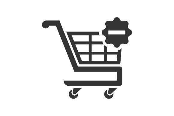 Remove from Shopping Cart Icon Graphics