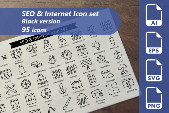 SEO Internet Line Icons: A Graphic Designer’s Take