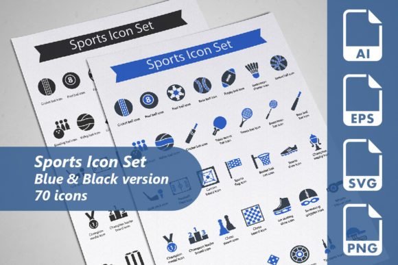 Sports Icon Set Graphics