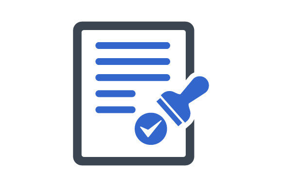 Valid Document Icon Graphics