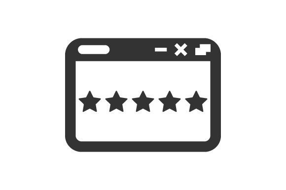 Website Rating Icon Graphics for Crafters